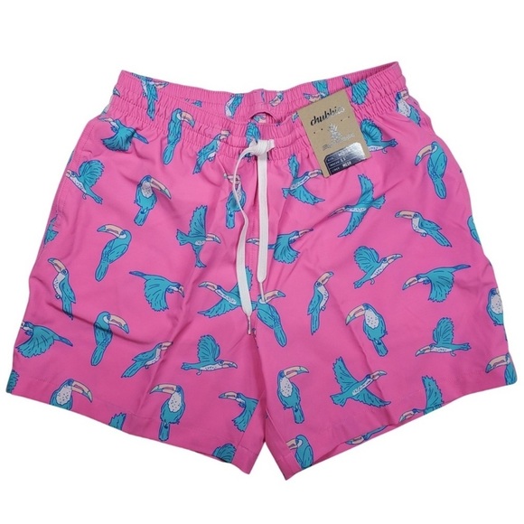 chubbies Other - Chubbies Men’s Swim Trunks, Size Medium “Toucan Do It” Style